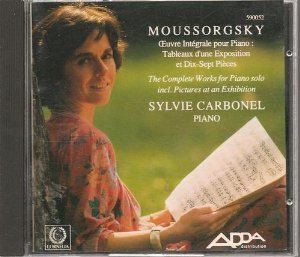 Album Sylvie Carbonel joue Moussorgsky
