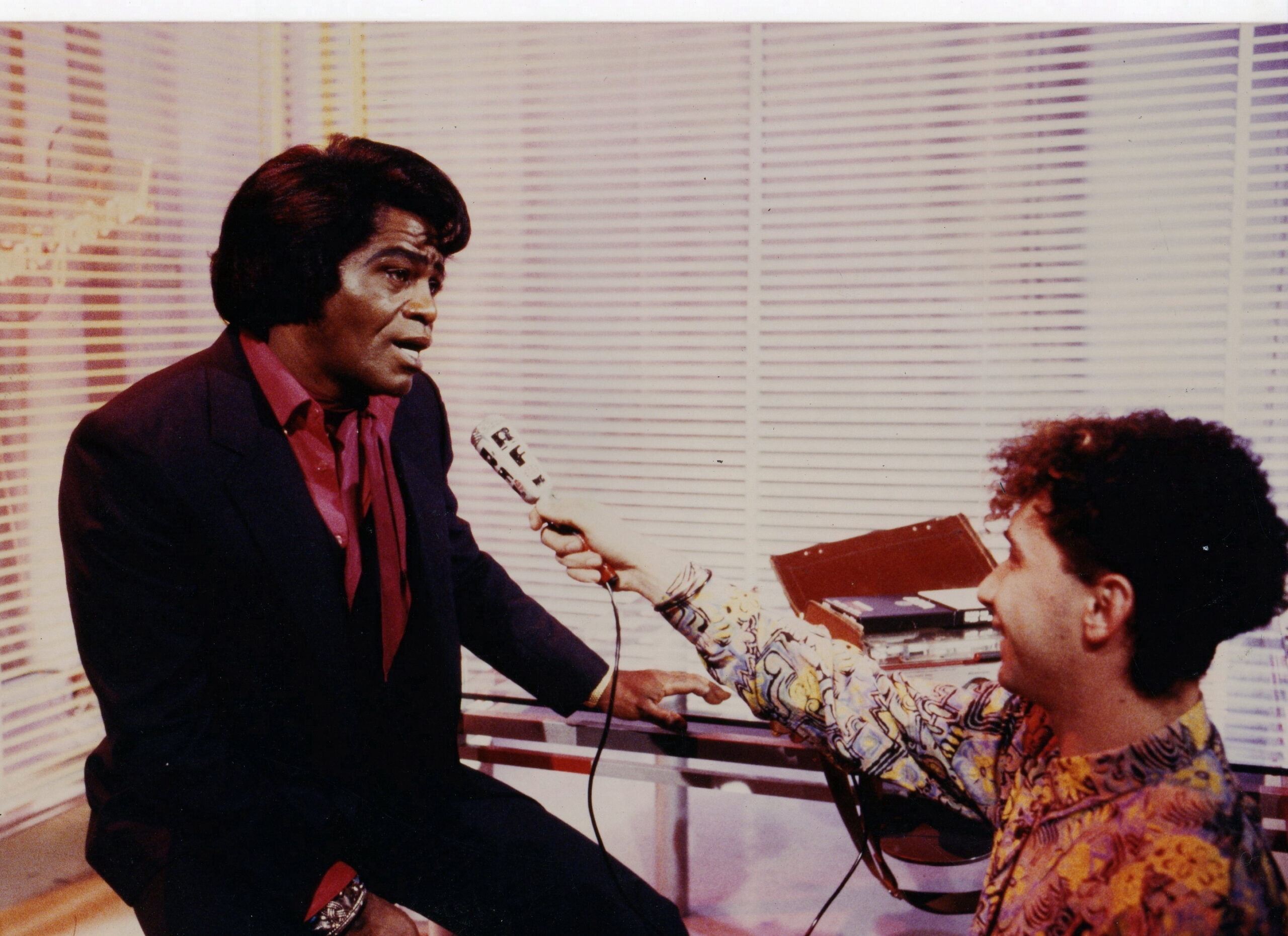 GBD et James Brown, 1986 (photo Claude Gassian, DR)